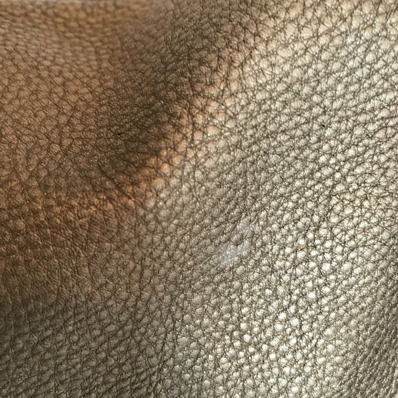 Fossil Gold Leather Hobo Womens Shoulder Bag - Picture 11 of 12